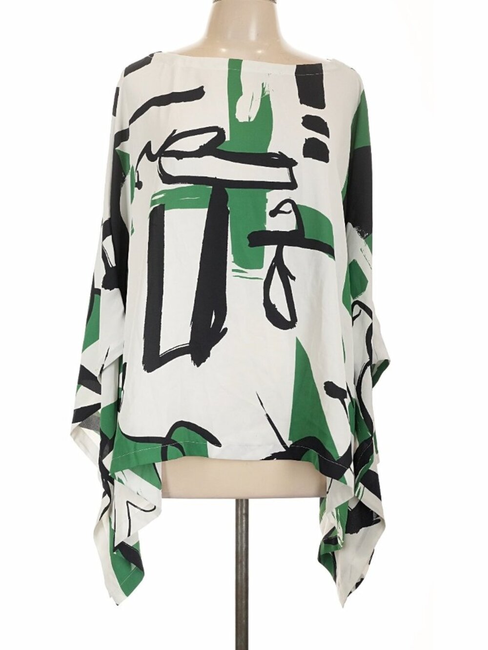 Chico's Abstract Modern Poncho S/M